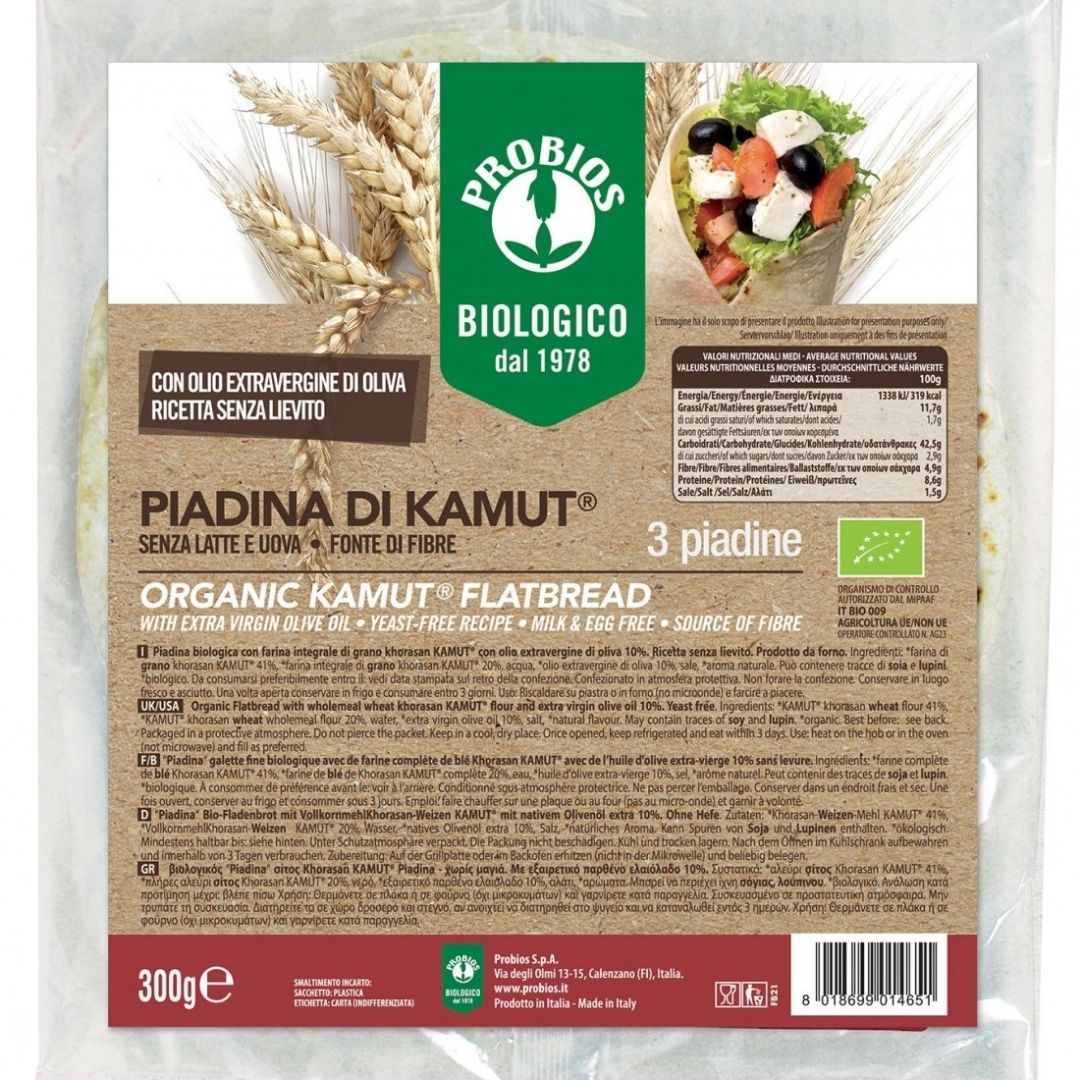 PIADINA DI KAMUT® INTEGRALE